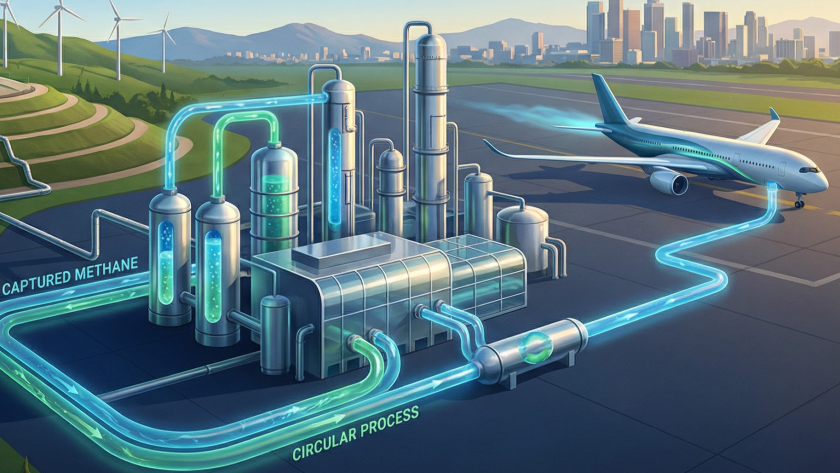 landfill gas sustainable aviation fuel
