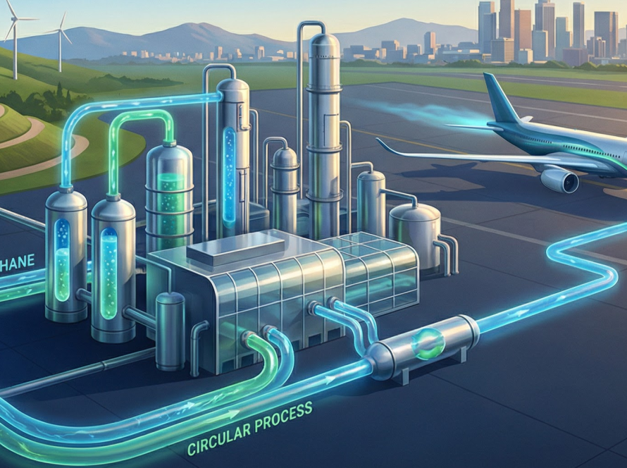 landfill gas sustainable aviation fuel